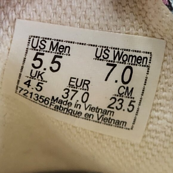 Vans Authentic Womens Dolphins and Cars Casual Canvas Sneakers Size 7 - Picture 9 of 9